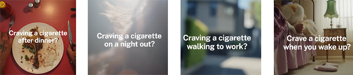 Beat the cravings Social Media video still shots