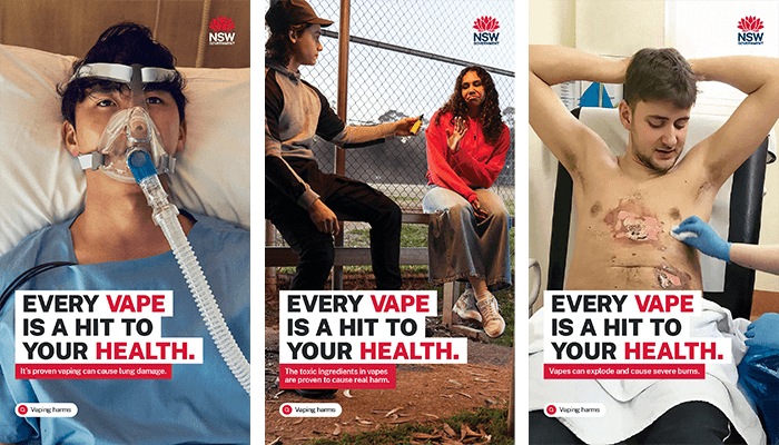 Vaping campaign images